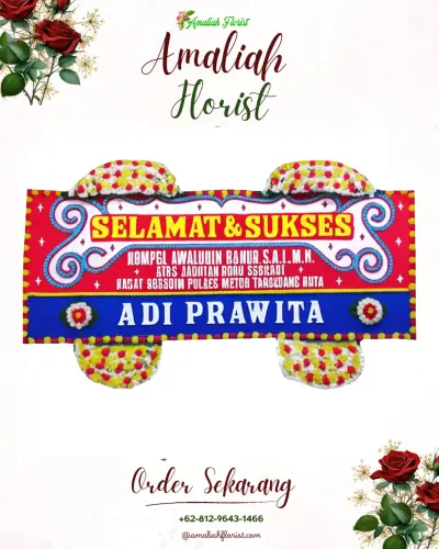 Karangan Bunga Ucapan Selamat di Bojongcae