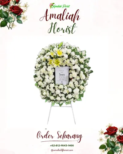 Krans Bunga Duka Cita di Bojongcae